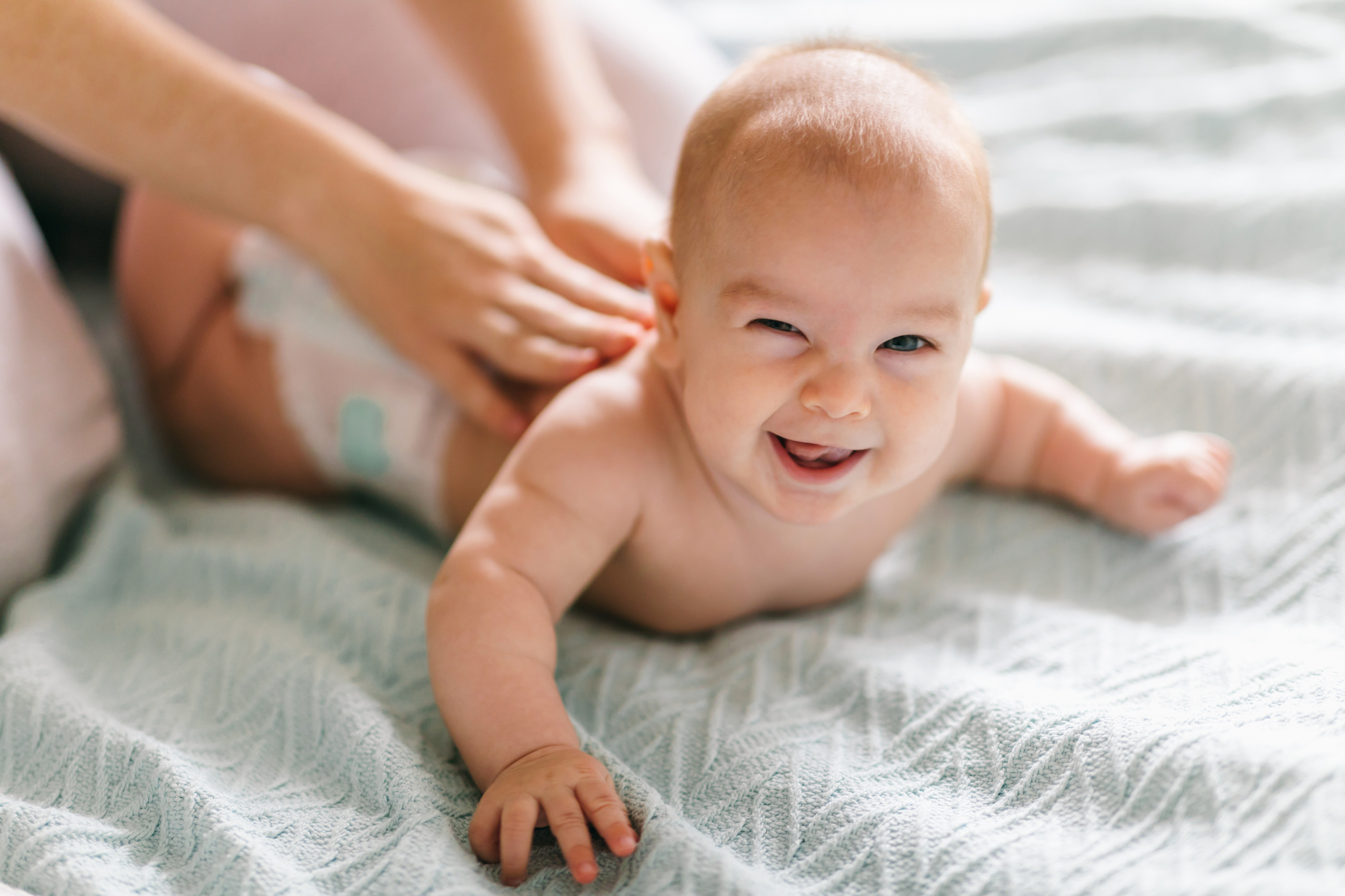 Babymassage für entspannte Kinder